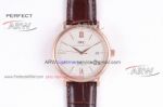 Perfect Replica RSS Factory IWC Portofino Rose Gold White Dial Mens Watches